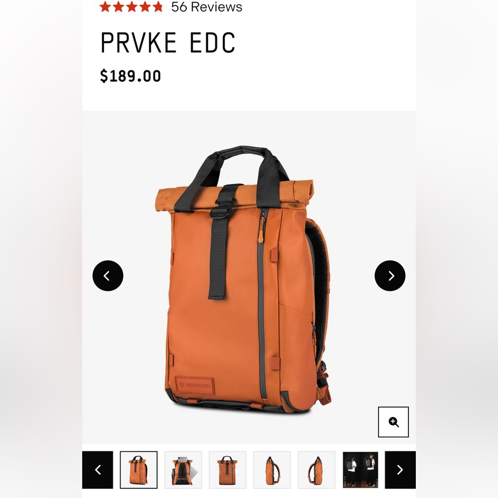 Wandrd backpack